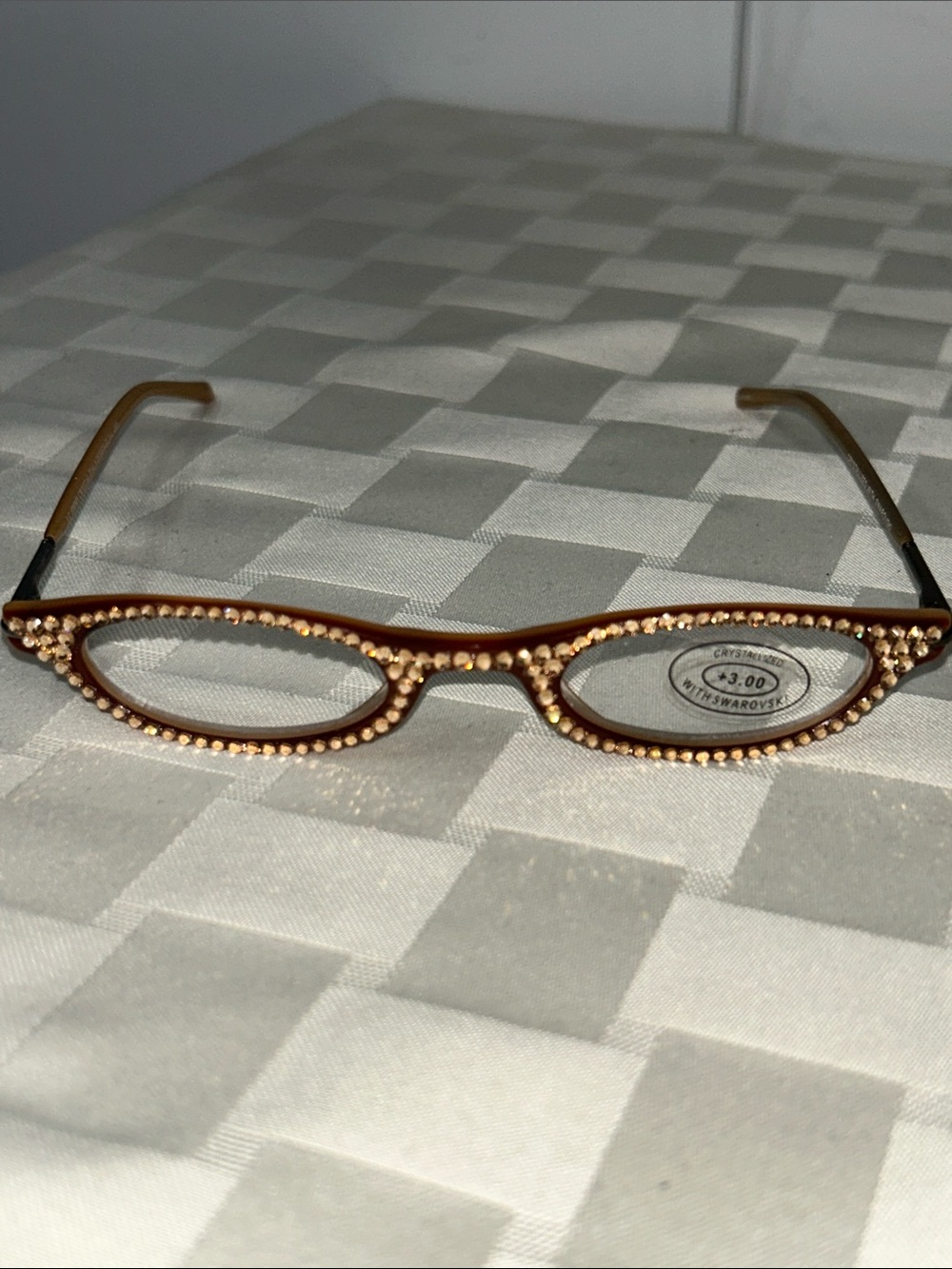 Jimmy Crystal Swarovski Crystal Cat-Eye Readers